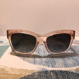 Kate Spade Sunglasses Pink Lucite with Case